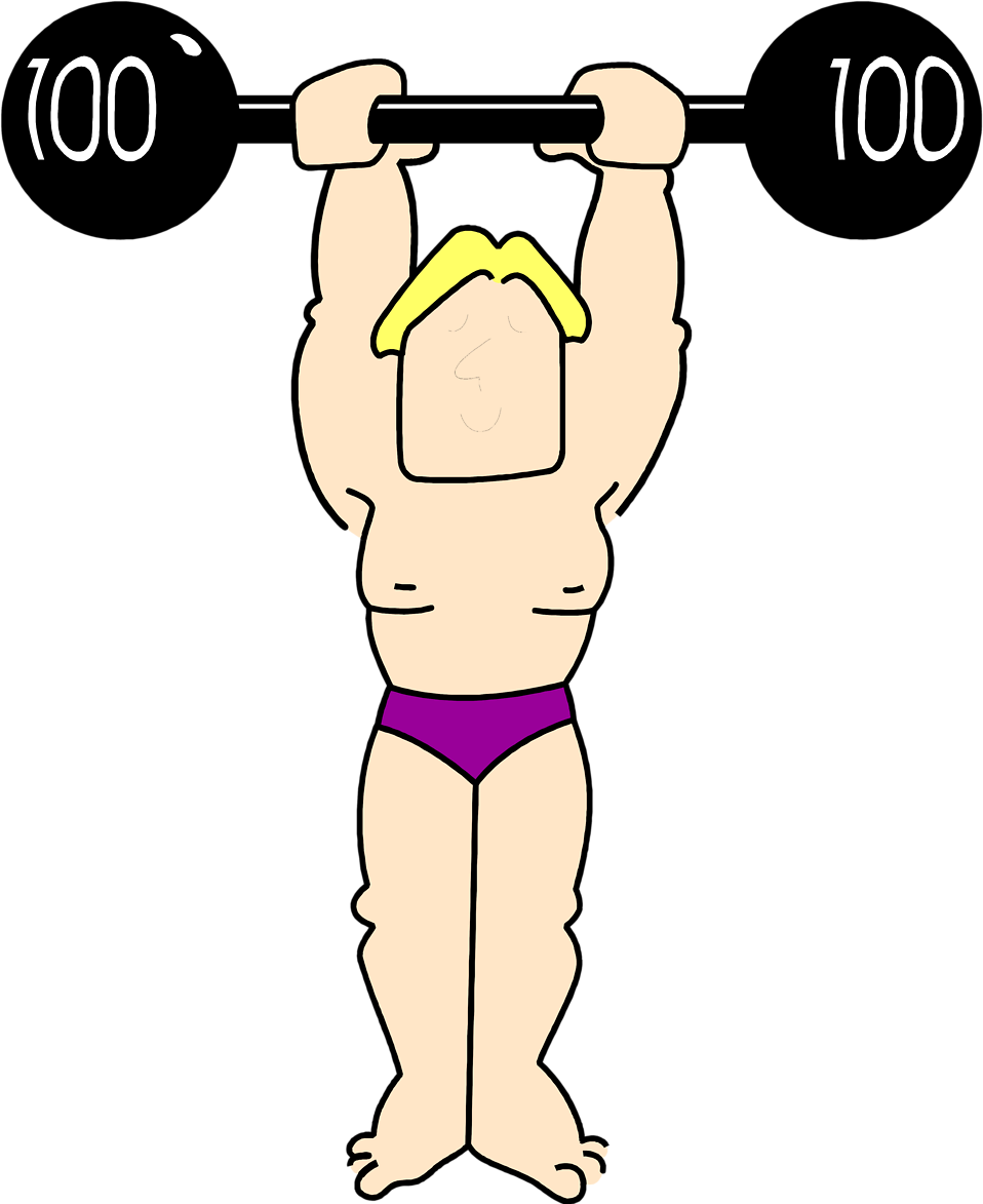 Exercise clipart weightlifting. Weights free stock photo