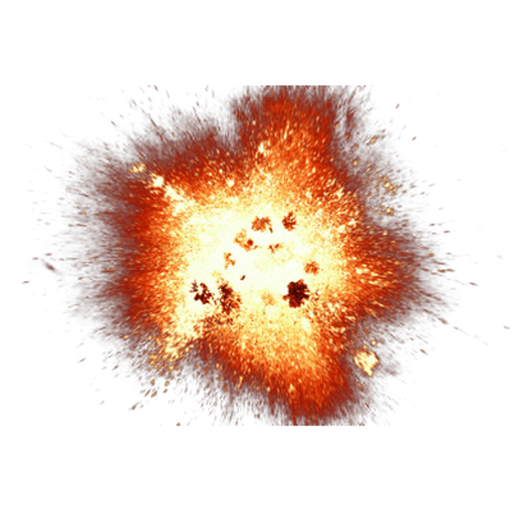 clipart explosion blast