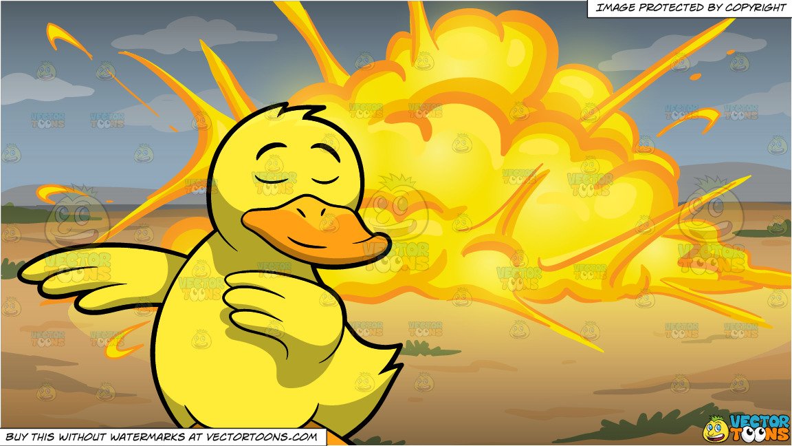 Clipart explosion bmp. A dabbing duck and