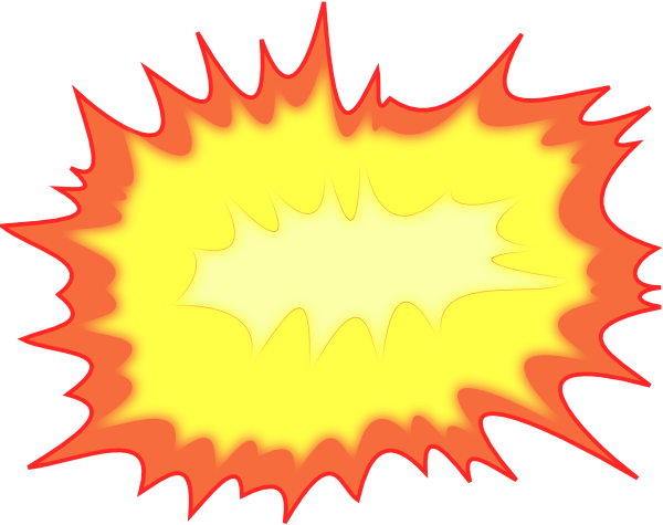 clipart explosion bombing
