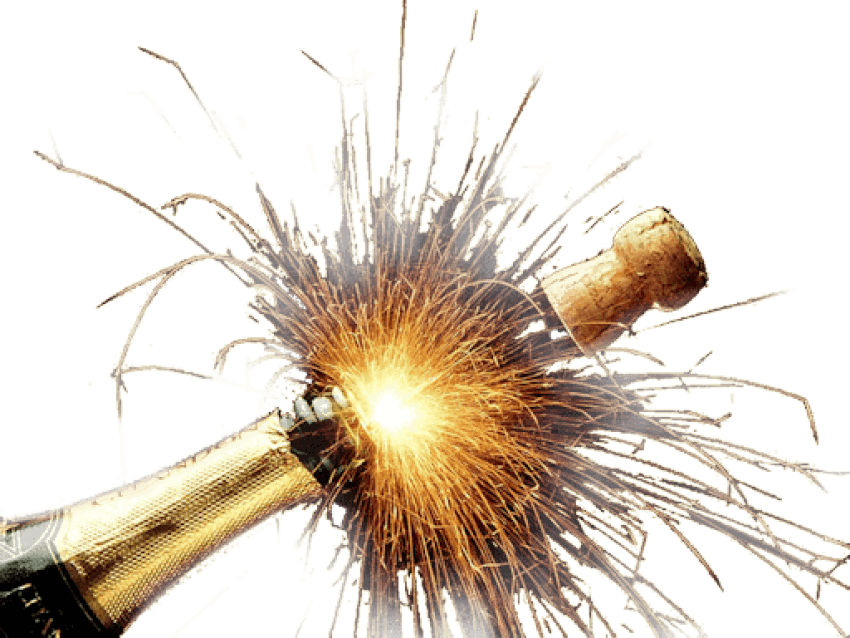 explosion clipart champagne
