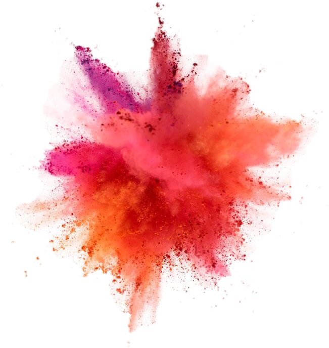 Redpowder powder color. Explosion clipart colorful explosion