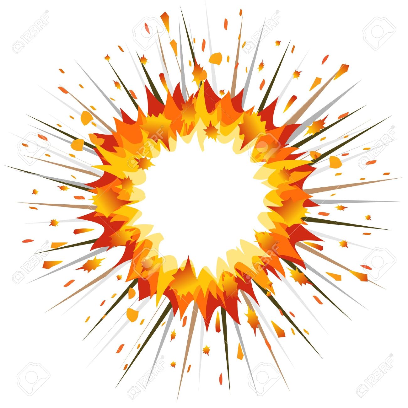 clipart explosion comical