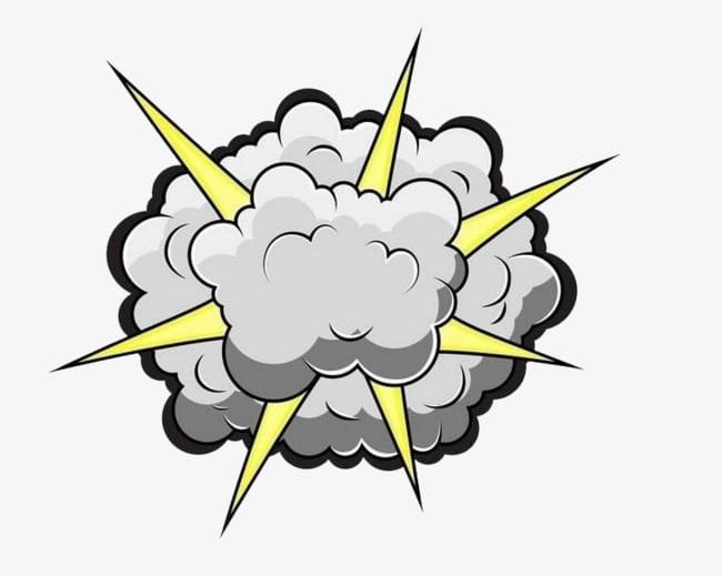 Explode the png . Explosion clipart explosion smoke