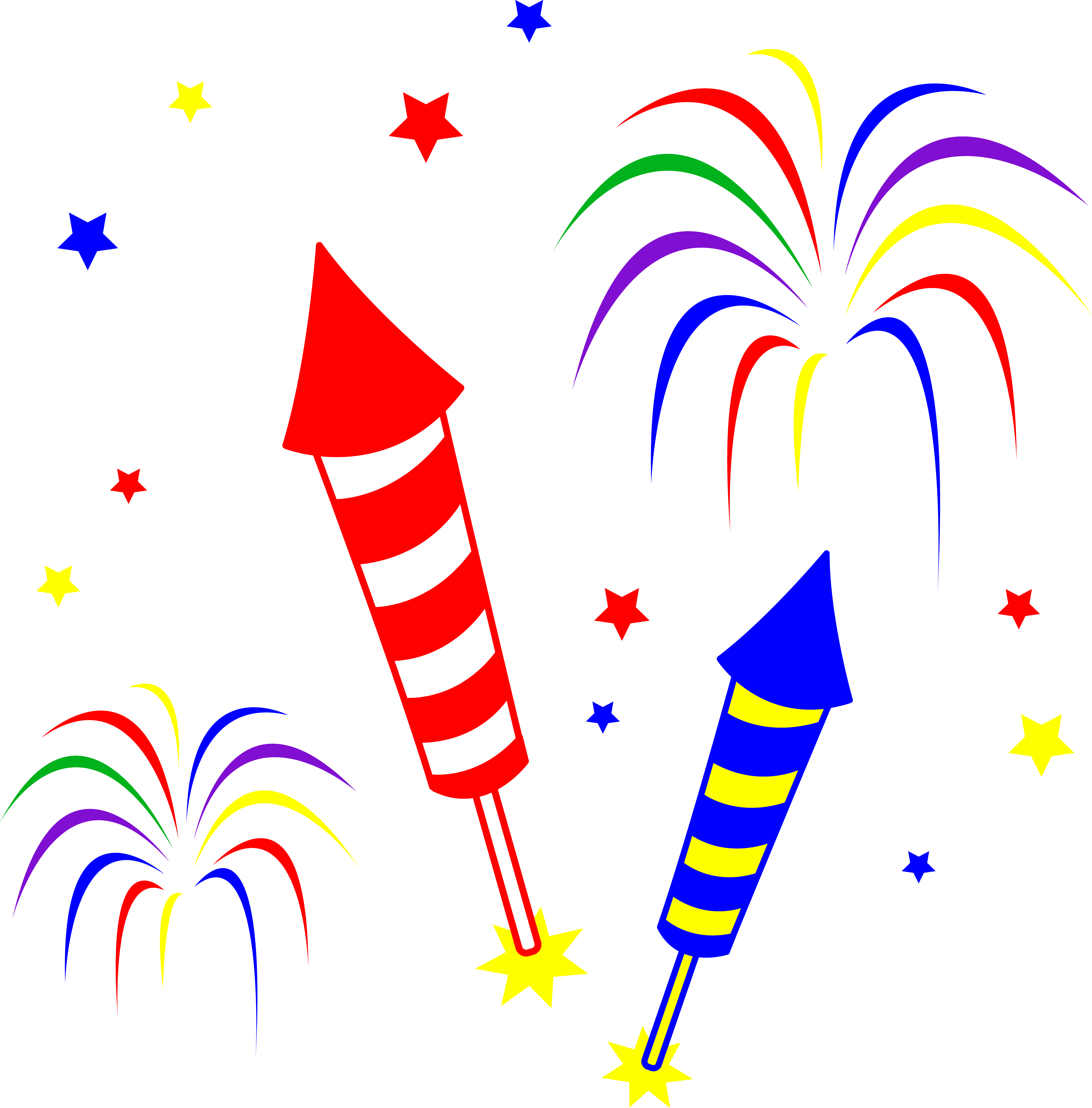 streamers clipart new year