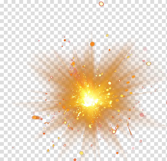 explosion clipart gold