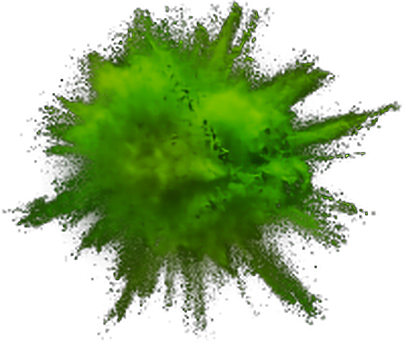 clipart explosion green explosion