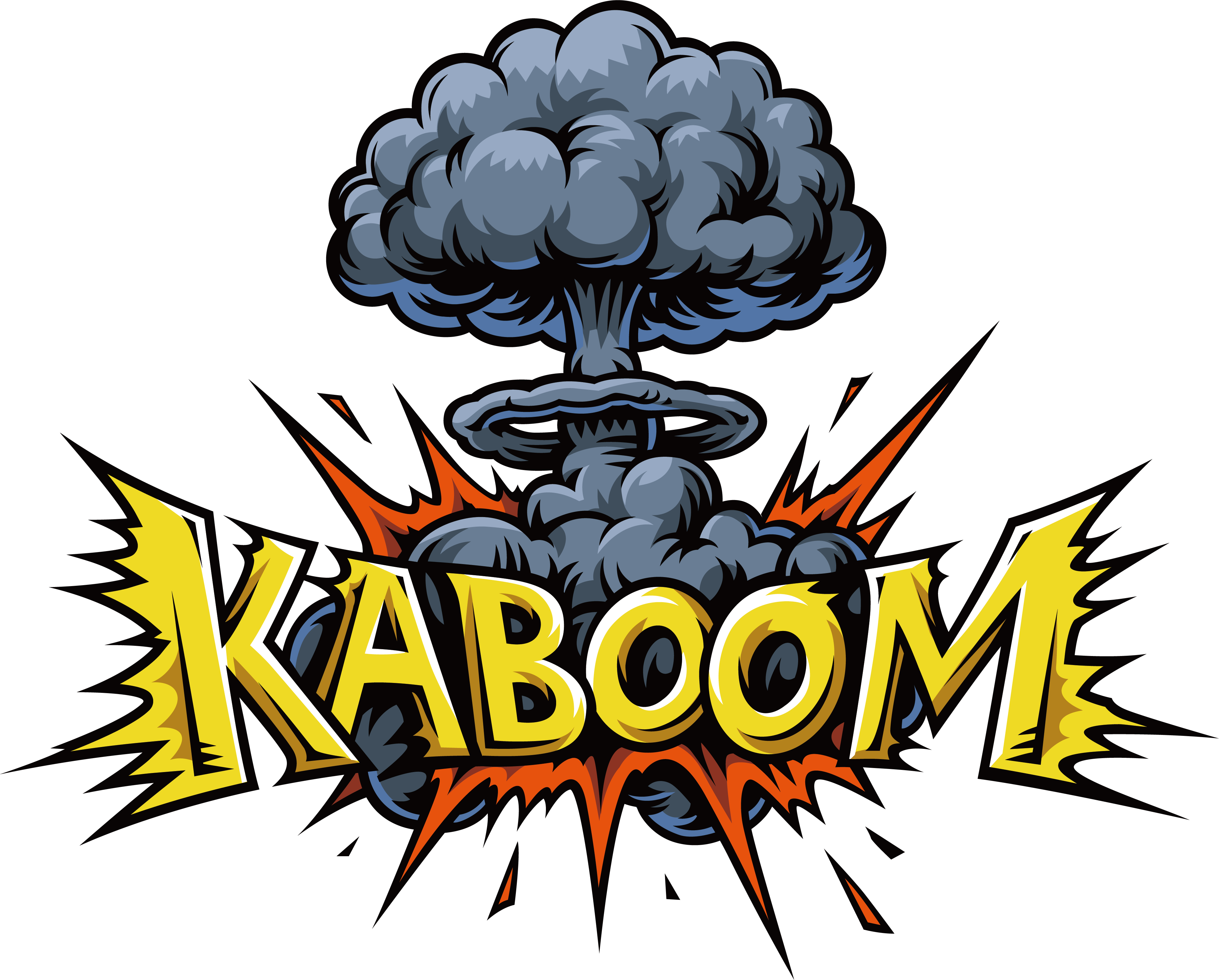 explosion clipart kaboom