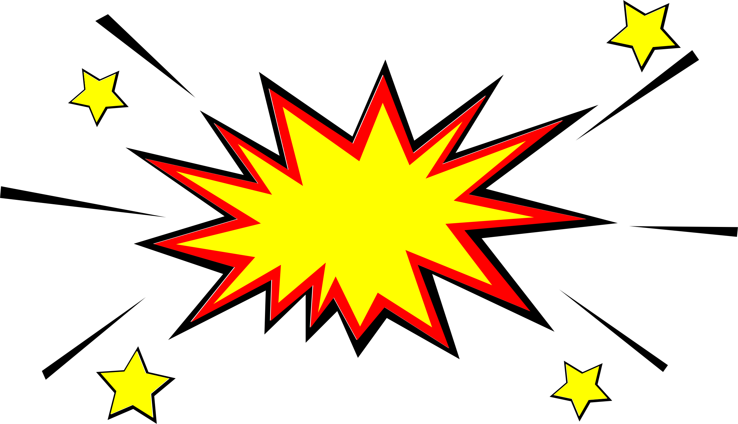clipart explosion laser blast