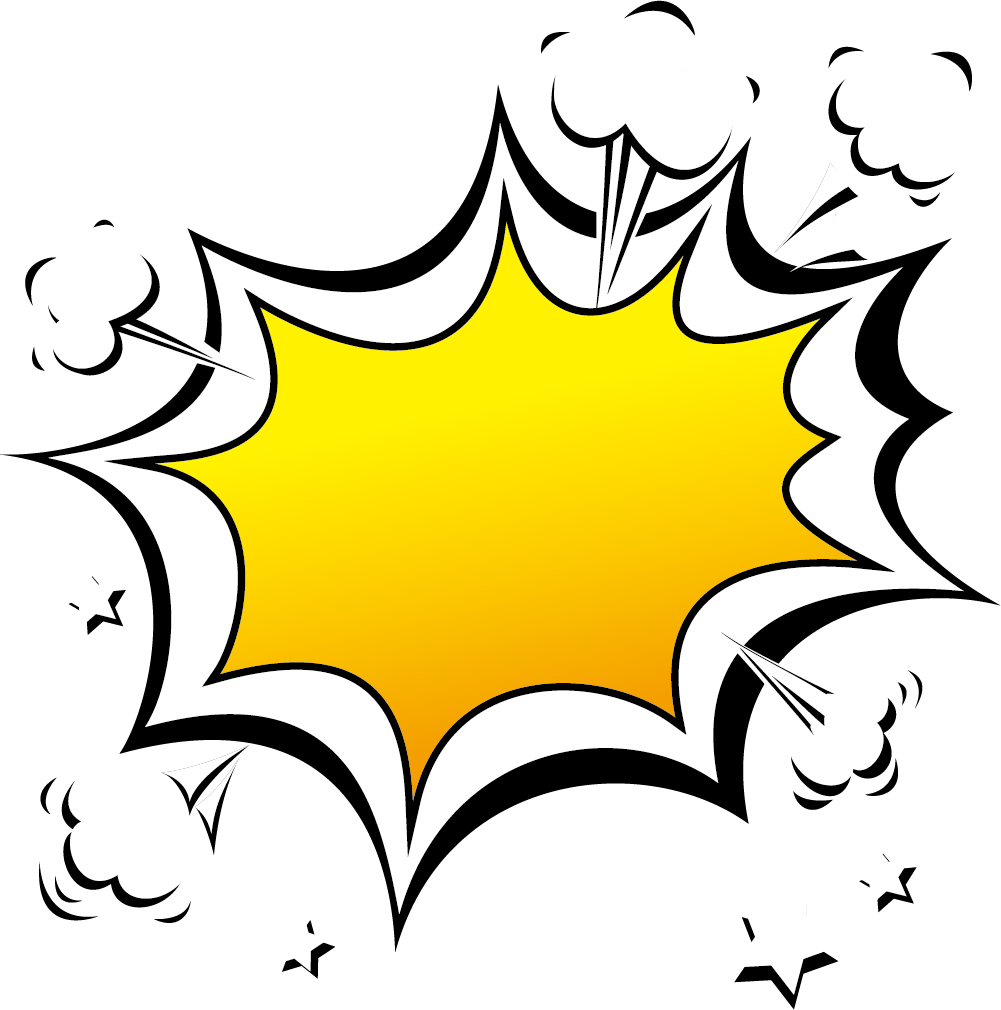 clipart explosion leaf