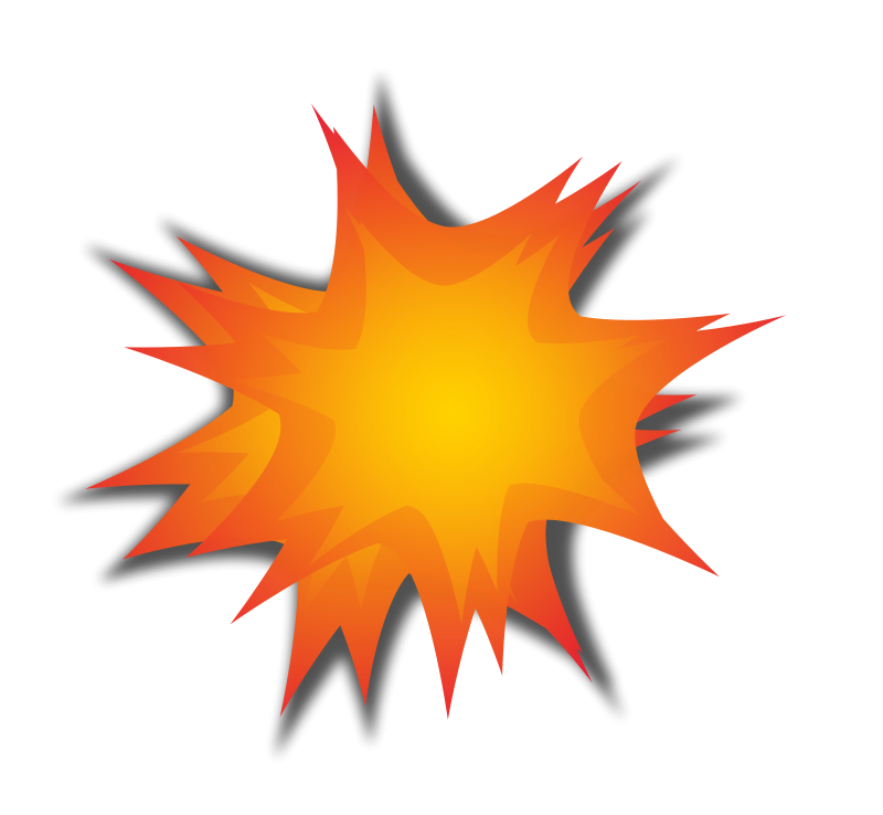 clipart explosion leaf