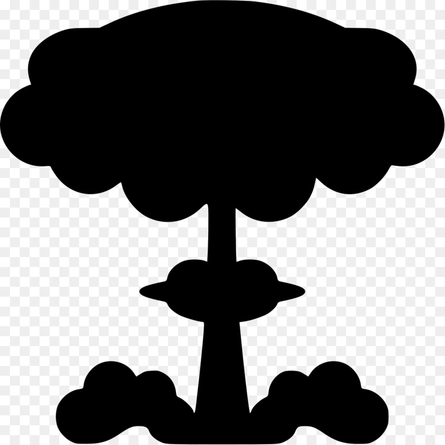 clipart explosion mushroom cloud