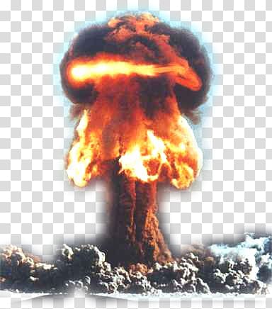 clipart explosion nuclear disaster