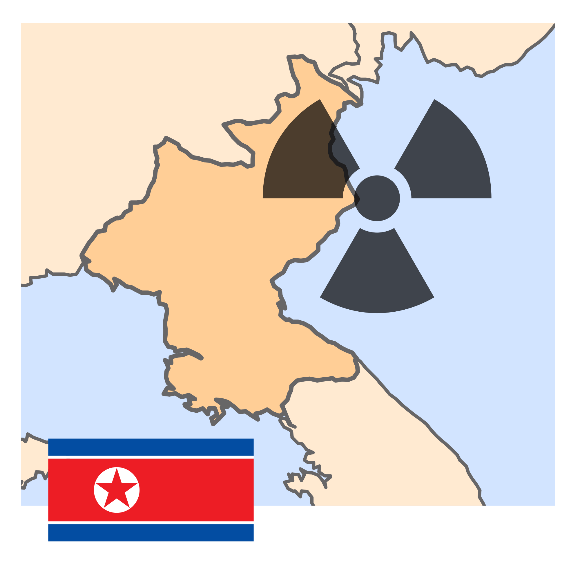 Nuke flag north korea