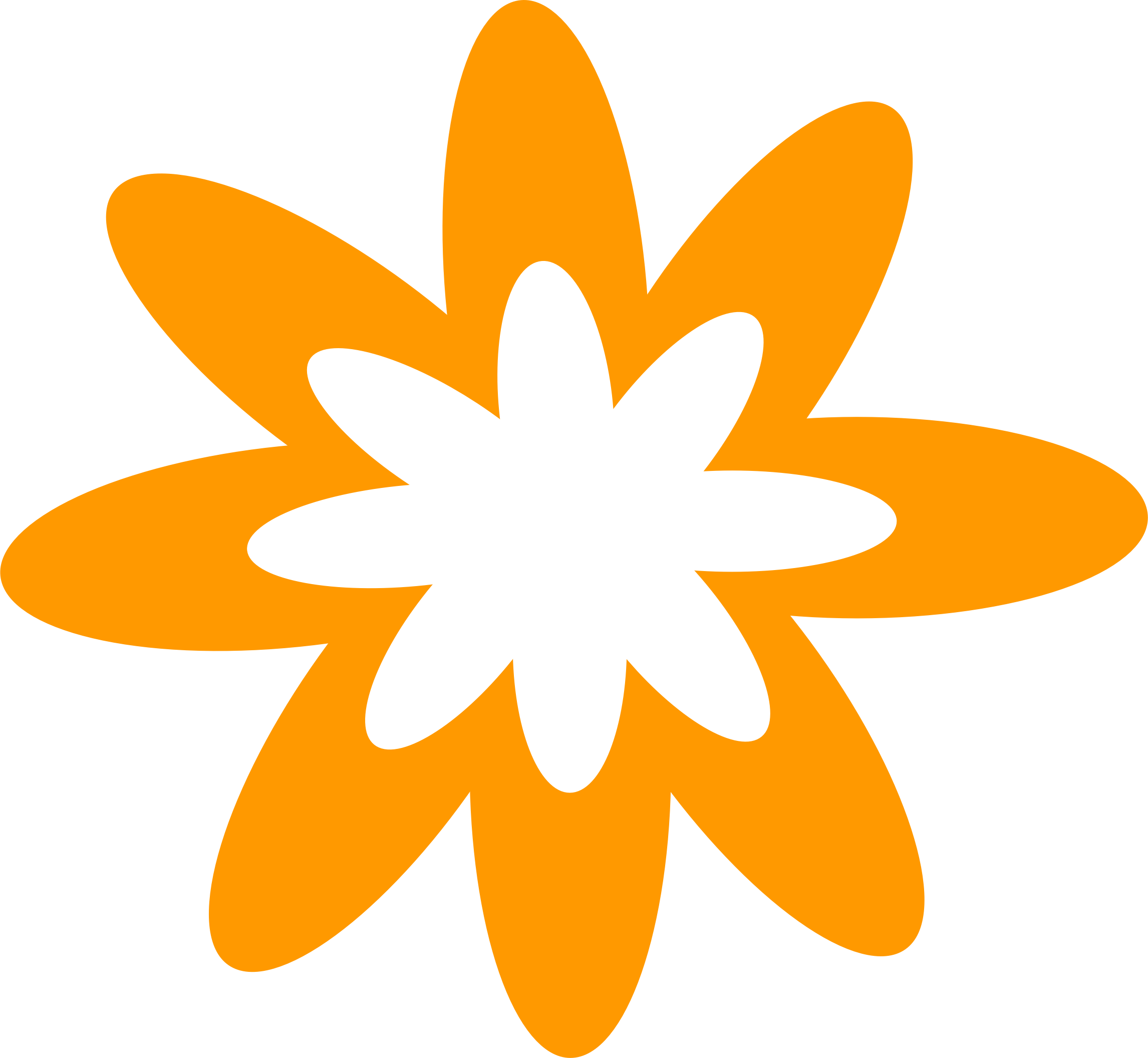 Burst flower icons png. Clipart pencil orange