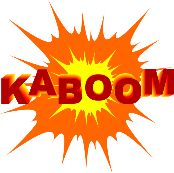 clipart explosion small