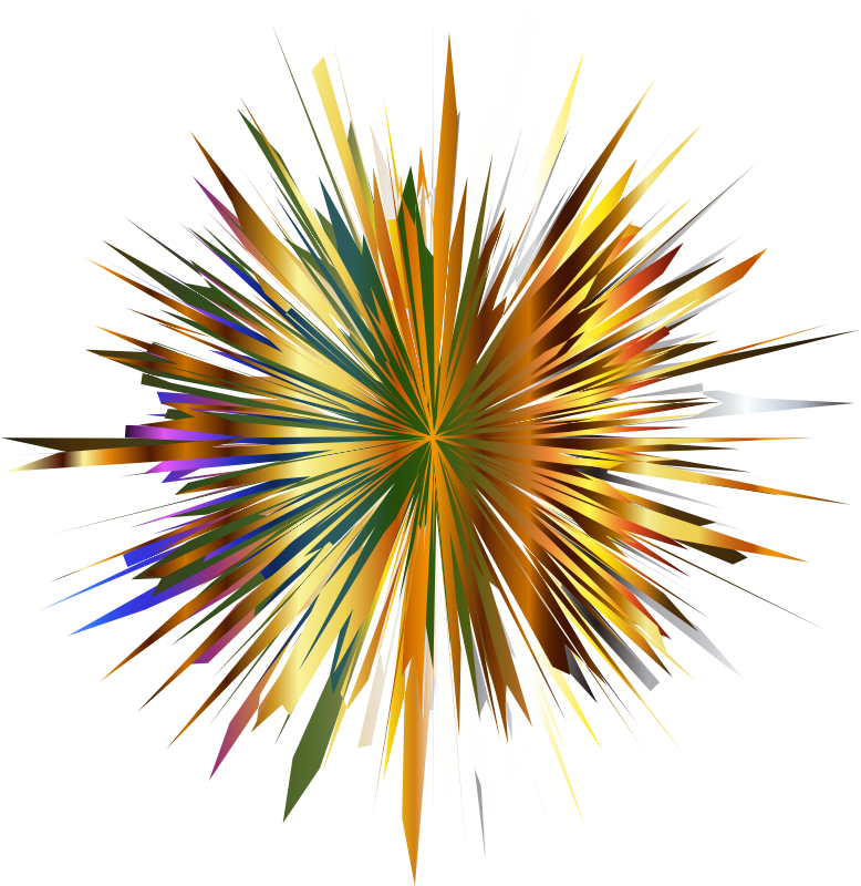 Explosion clipart firework. Medium image png small