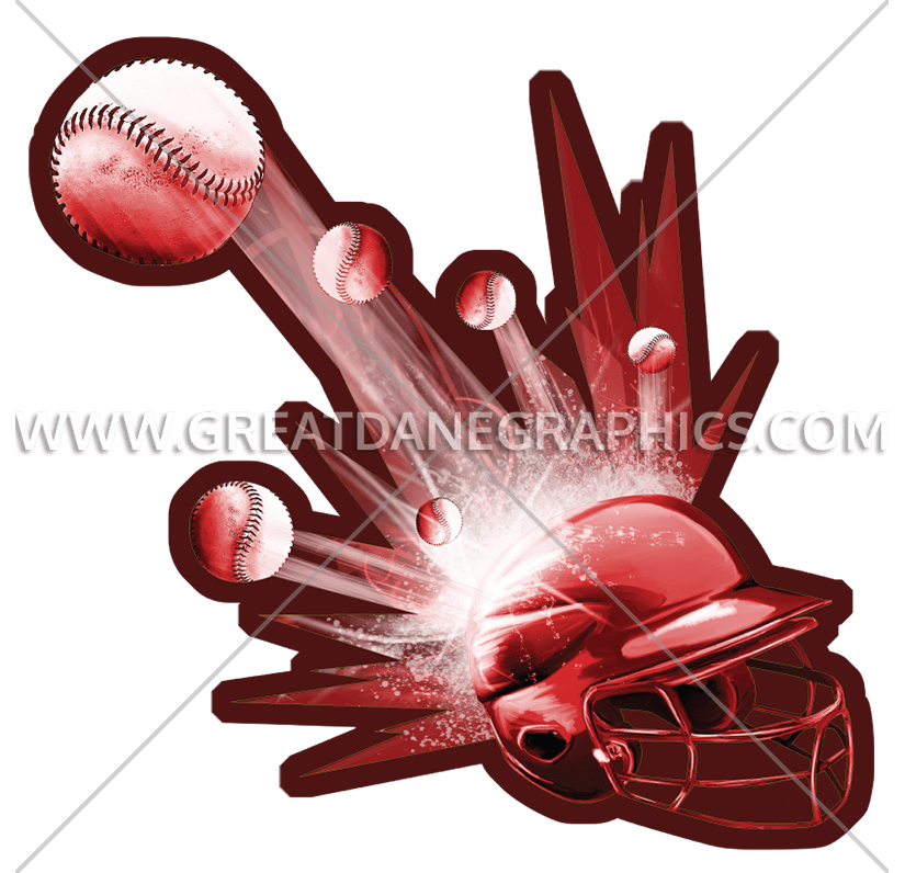 Production ready artwork for. Clipart explosion softball