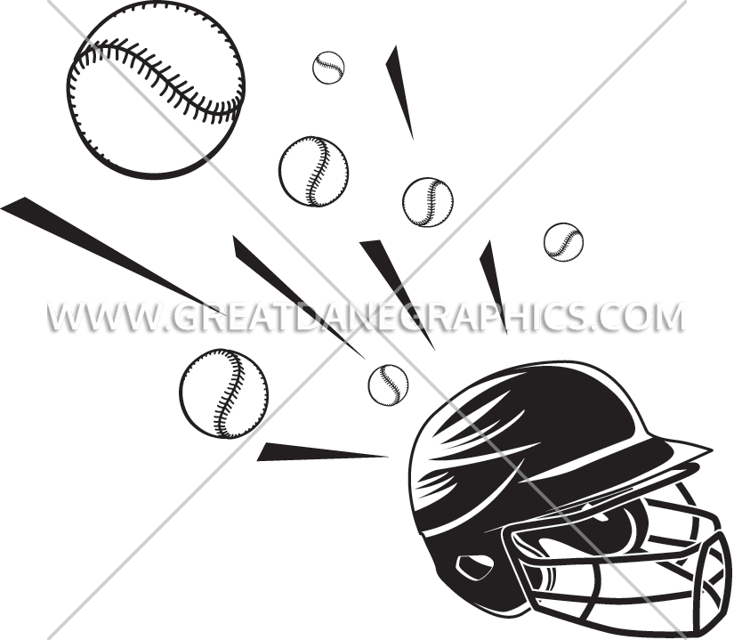 Clipart explosion softball. Production ready artwork for