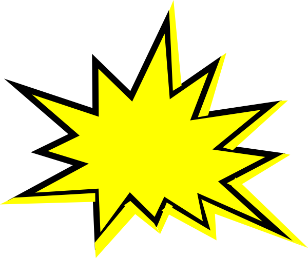 clipart explosion starburst