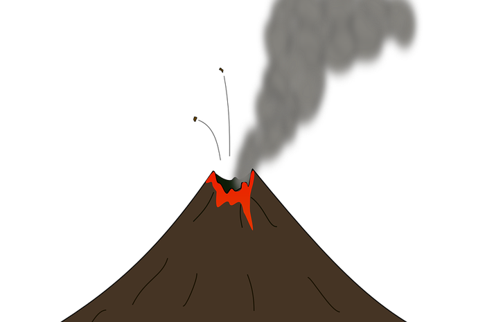 Mayon clip art transprent. Clipart explosion volcano
