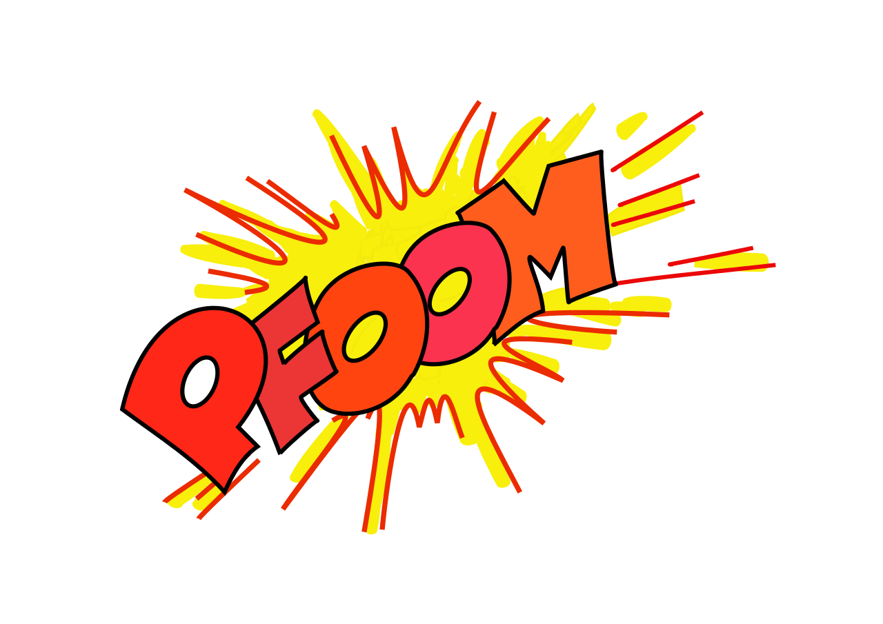 clipart explosion yellow