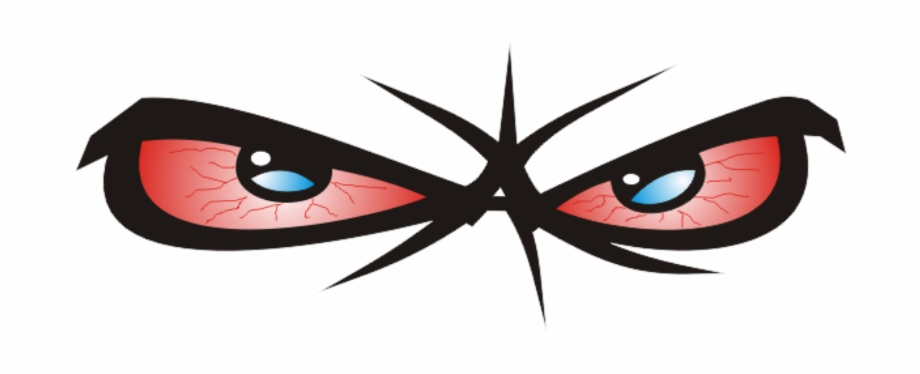 clipart eye angry