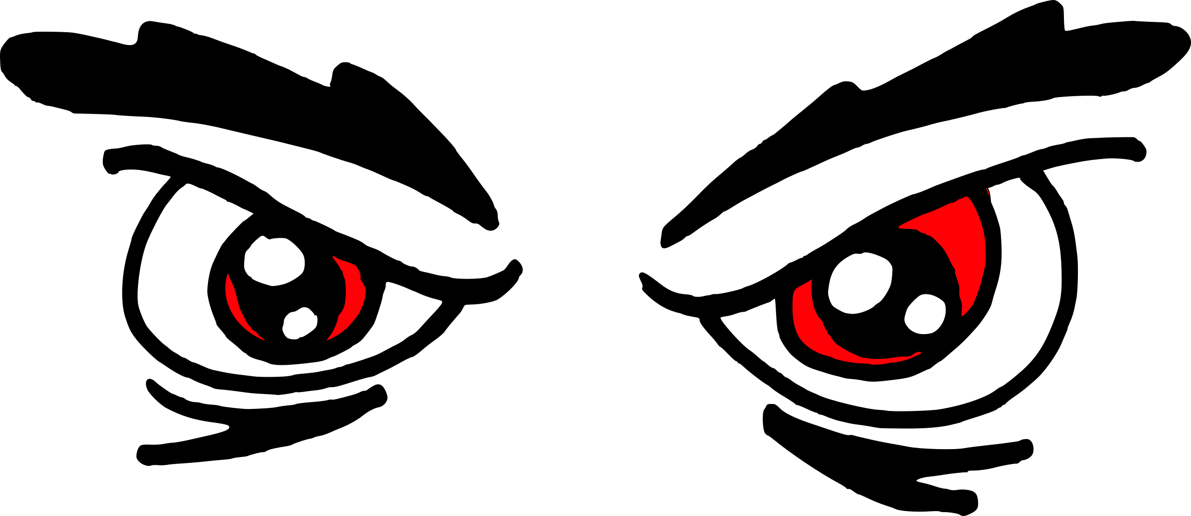 Red eyes big image. Eye clipart angry
