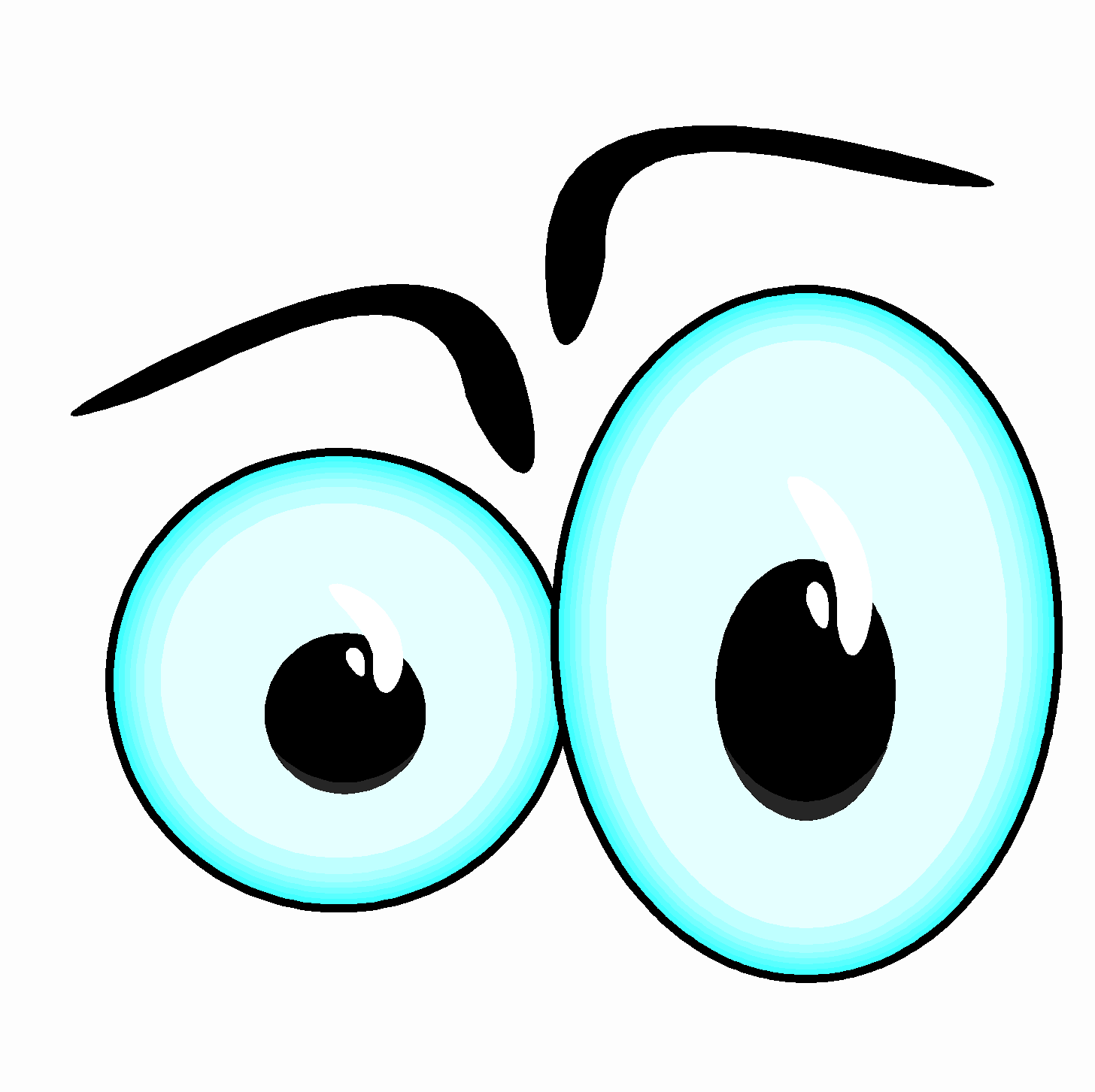 Eyeballs clipart sense sight. Free cartoon cliparts download