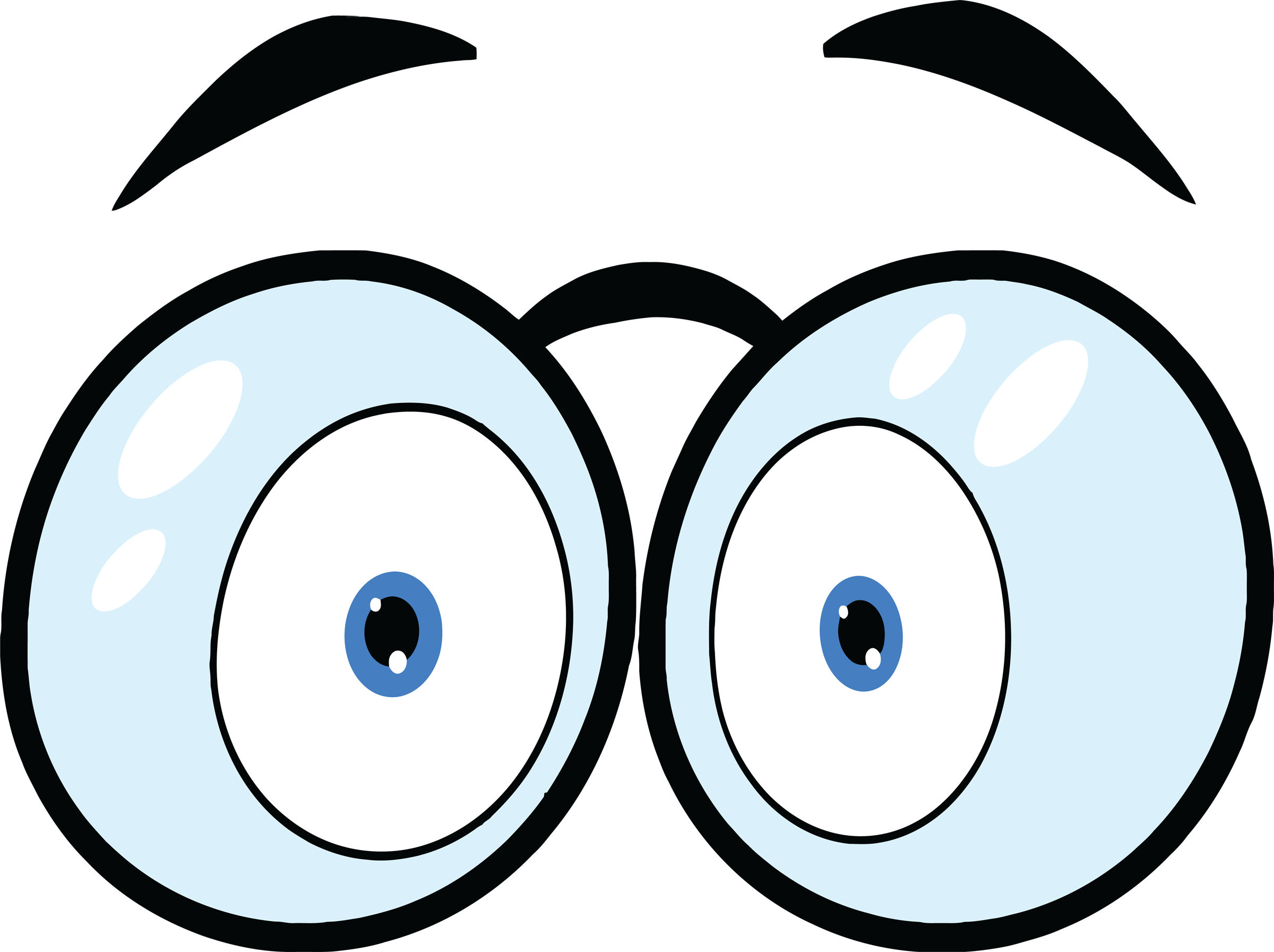  collection of panda. Glasses clipart eye
