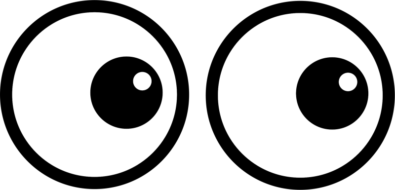eyeballs clipart sight senses