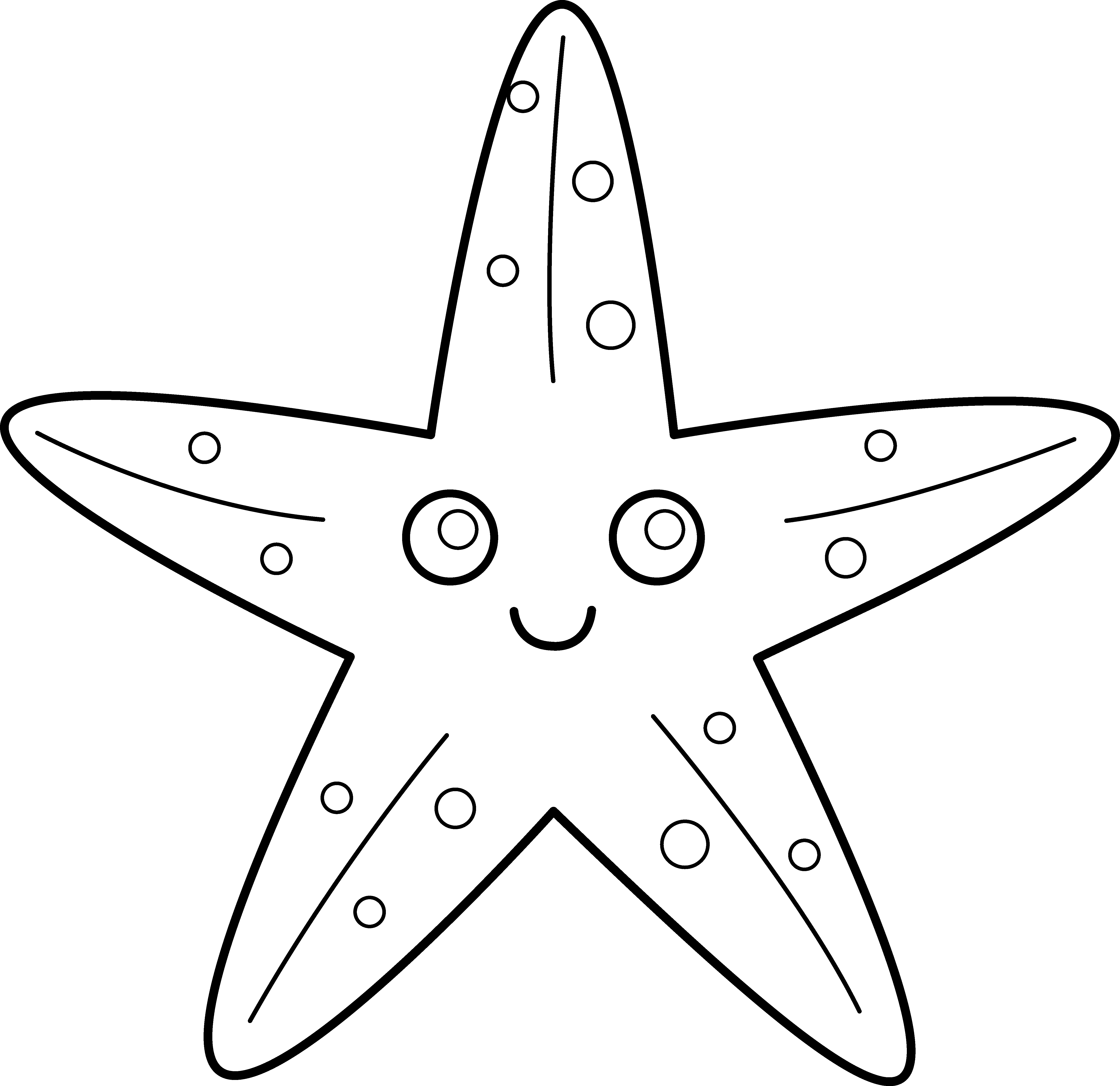 Clipart eye coloring. Starfish frames illustrations hd