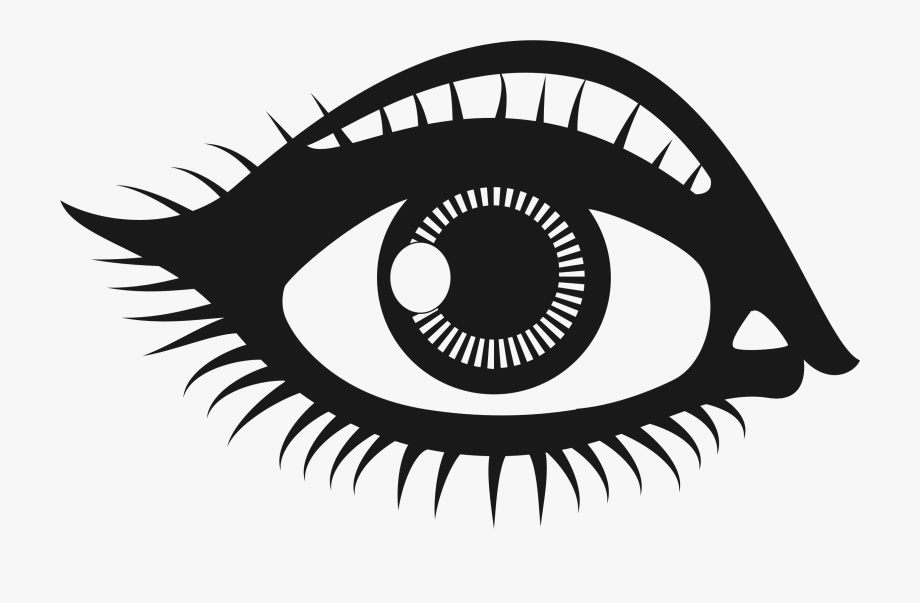 eye clipart coloring