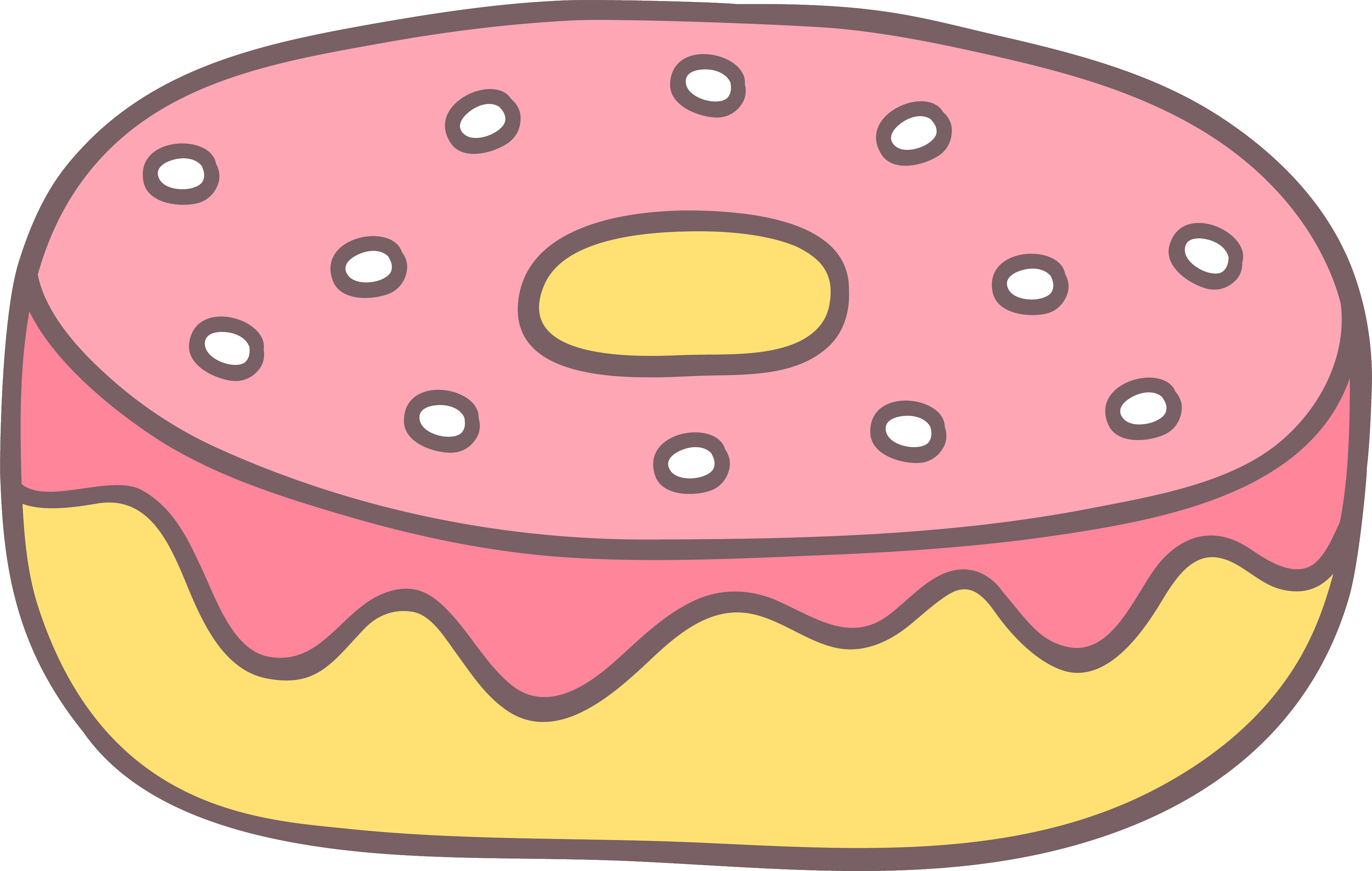 Donut clipart juice. Doughnut cartoon clip art