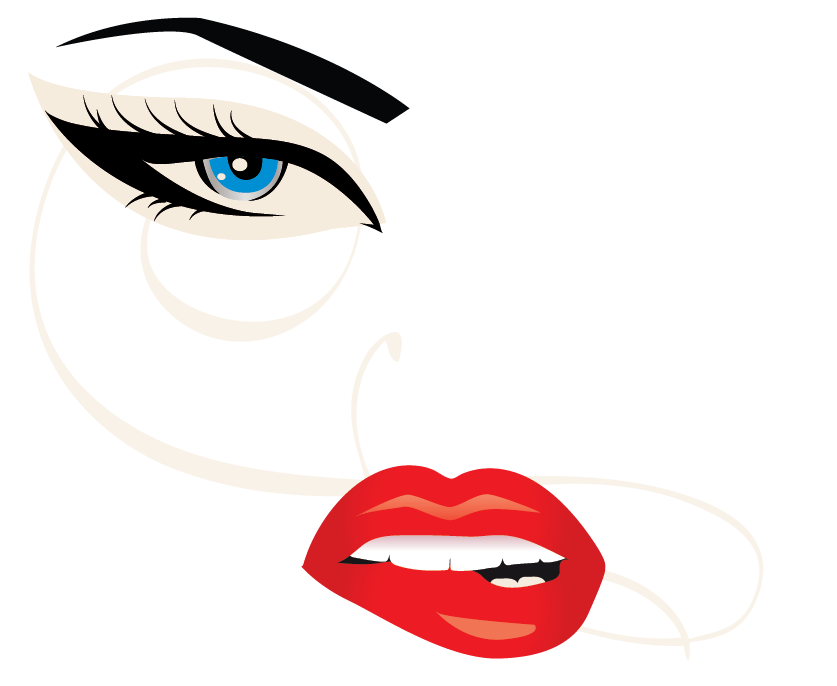 Eyelash clipart makeup artist. Cosmetics make up logo