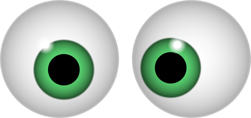 eyes clipart green