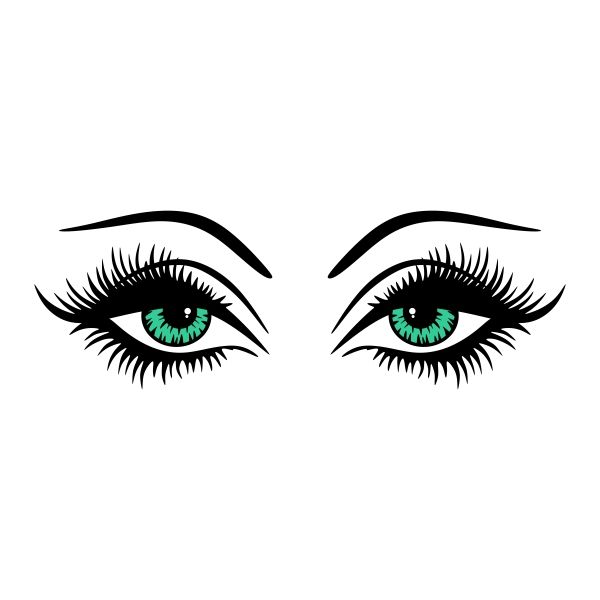 eyeballs clipart eyelash