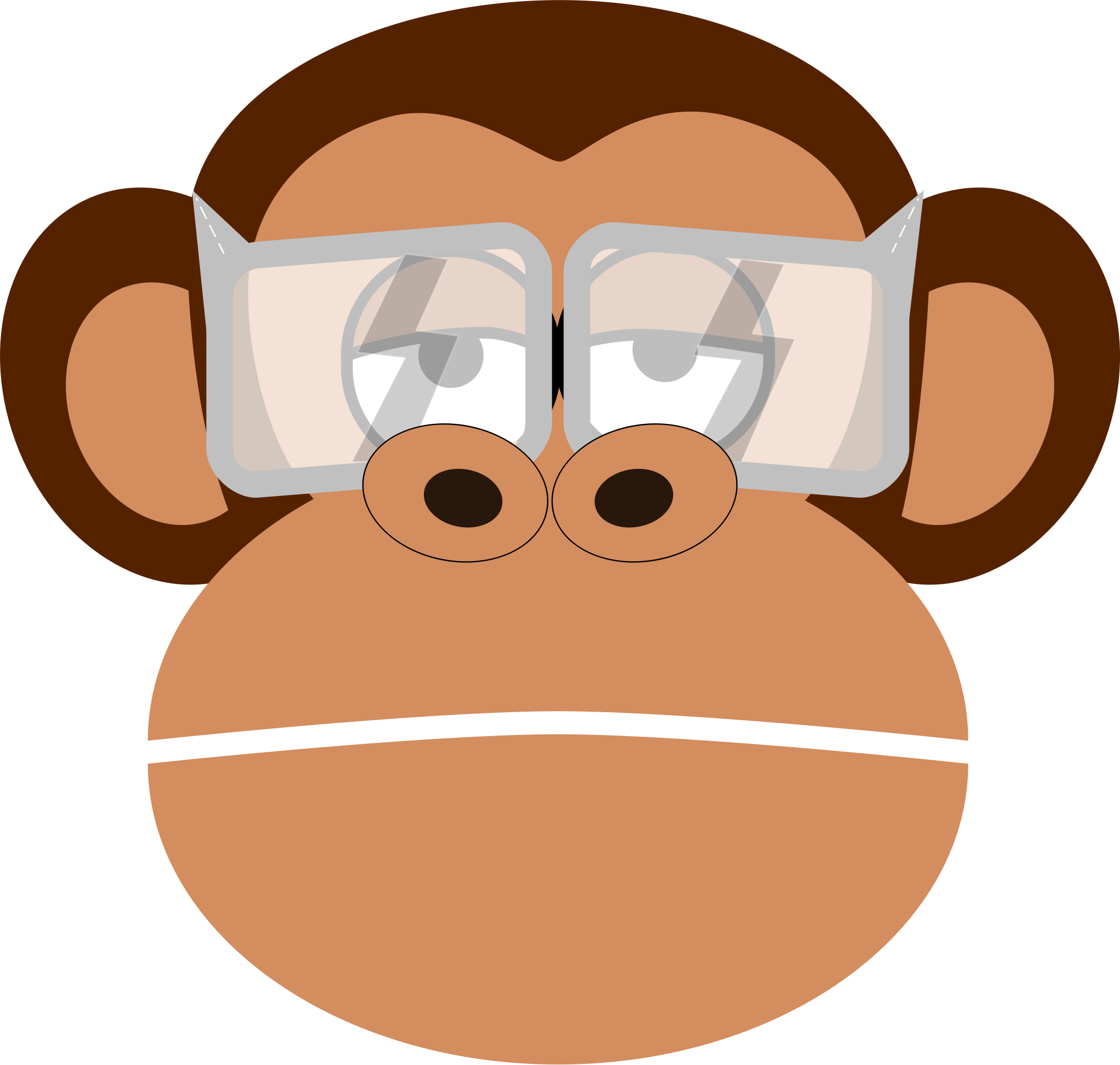 clipart eyes monkey