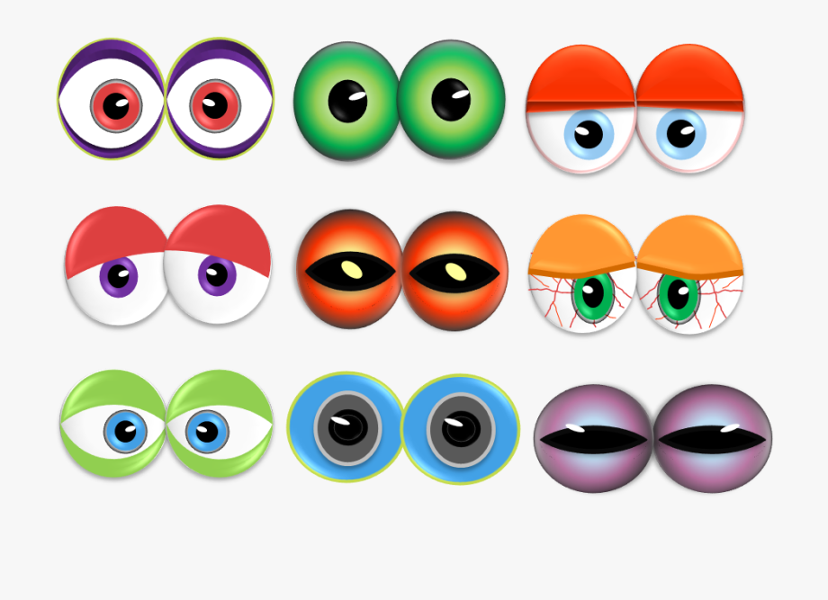 monster clipart eyes