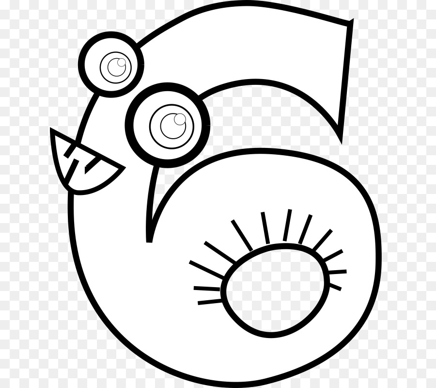 eye clipart number