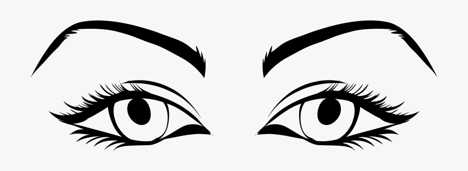 eyes clipart outline