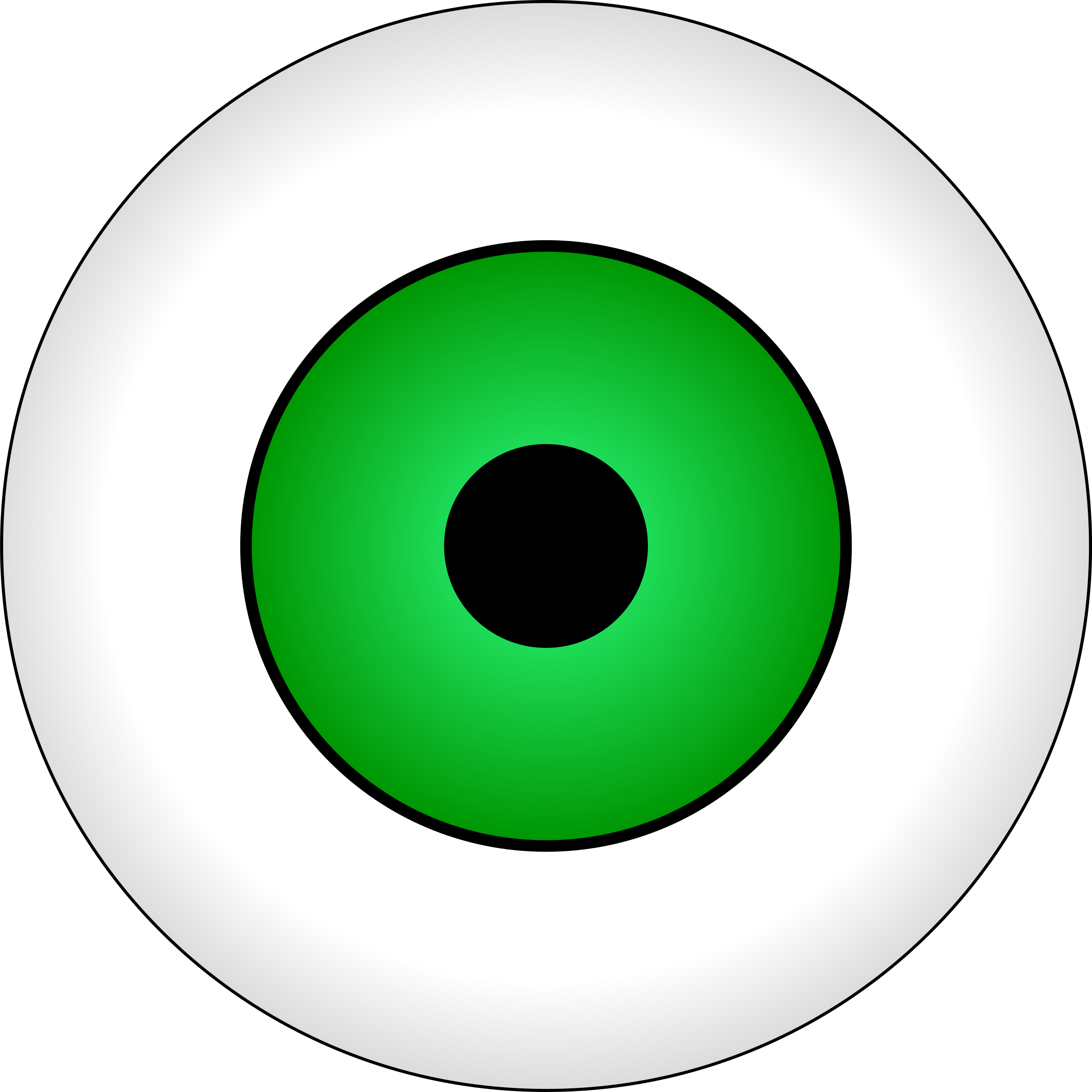 Green eyes transparent . Eyeballs clipart alien