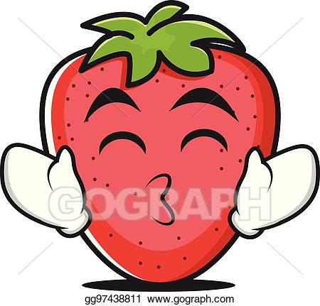strawberries clipart eye