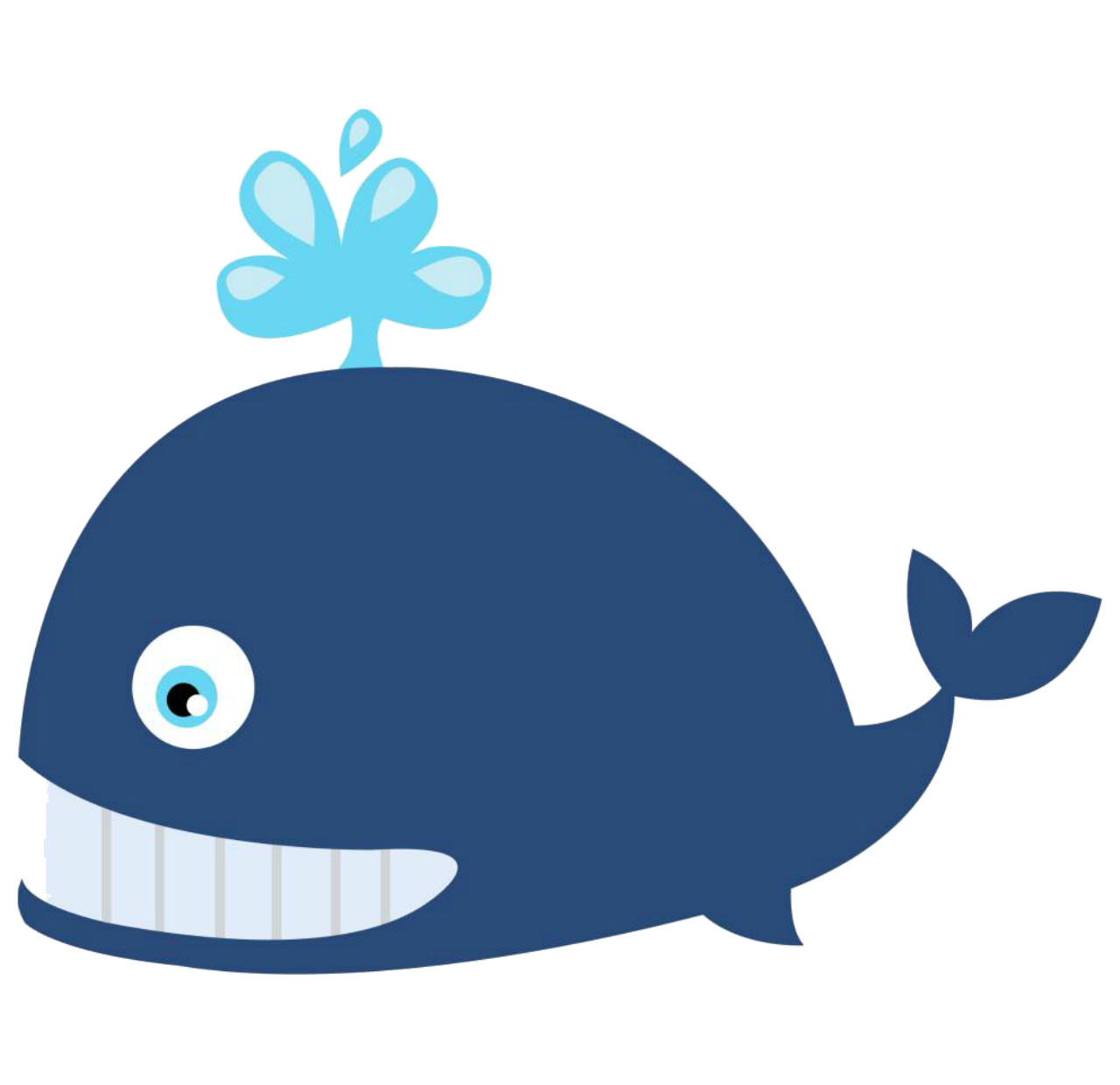 girly clipart whale