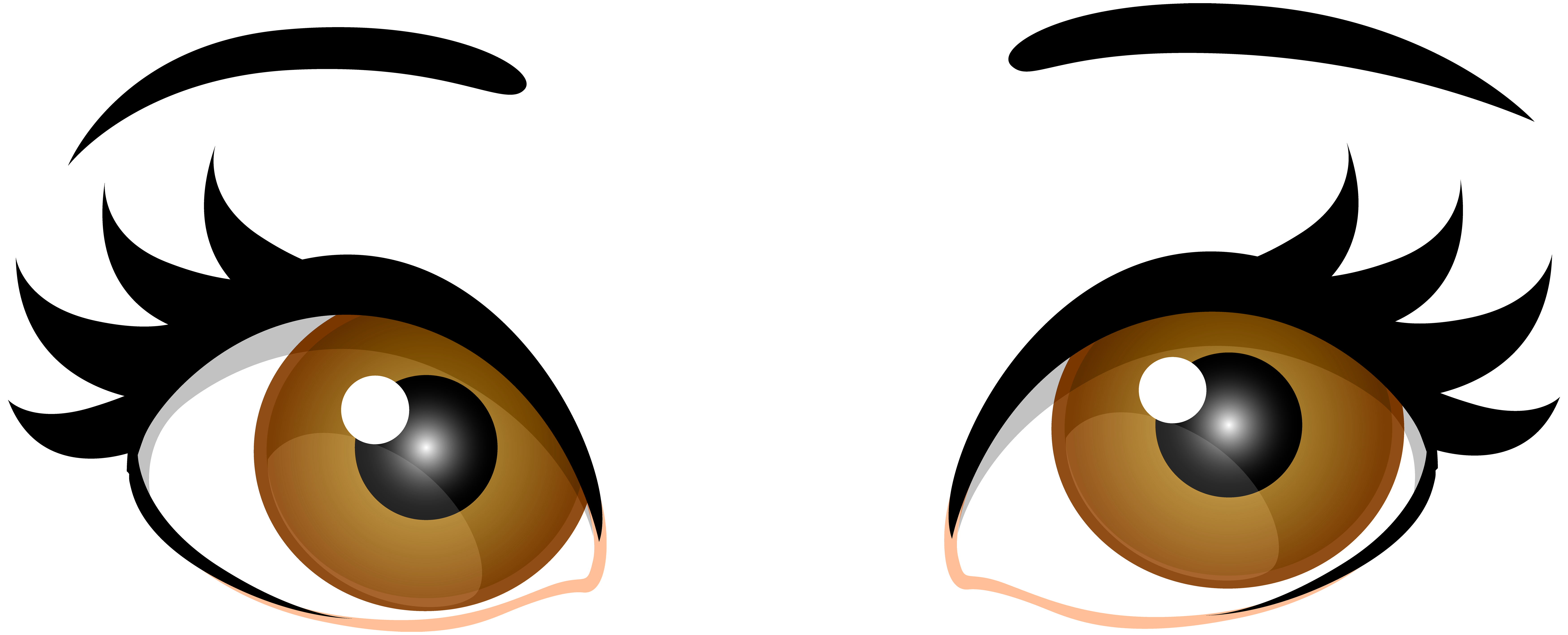 clipart eyes brown eye