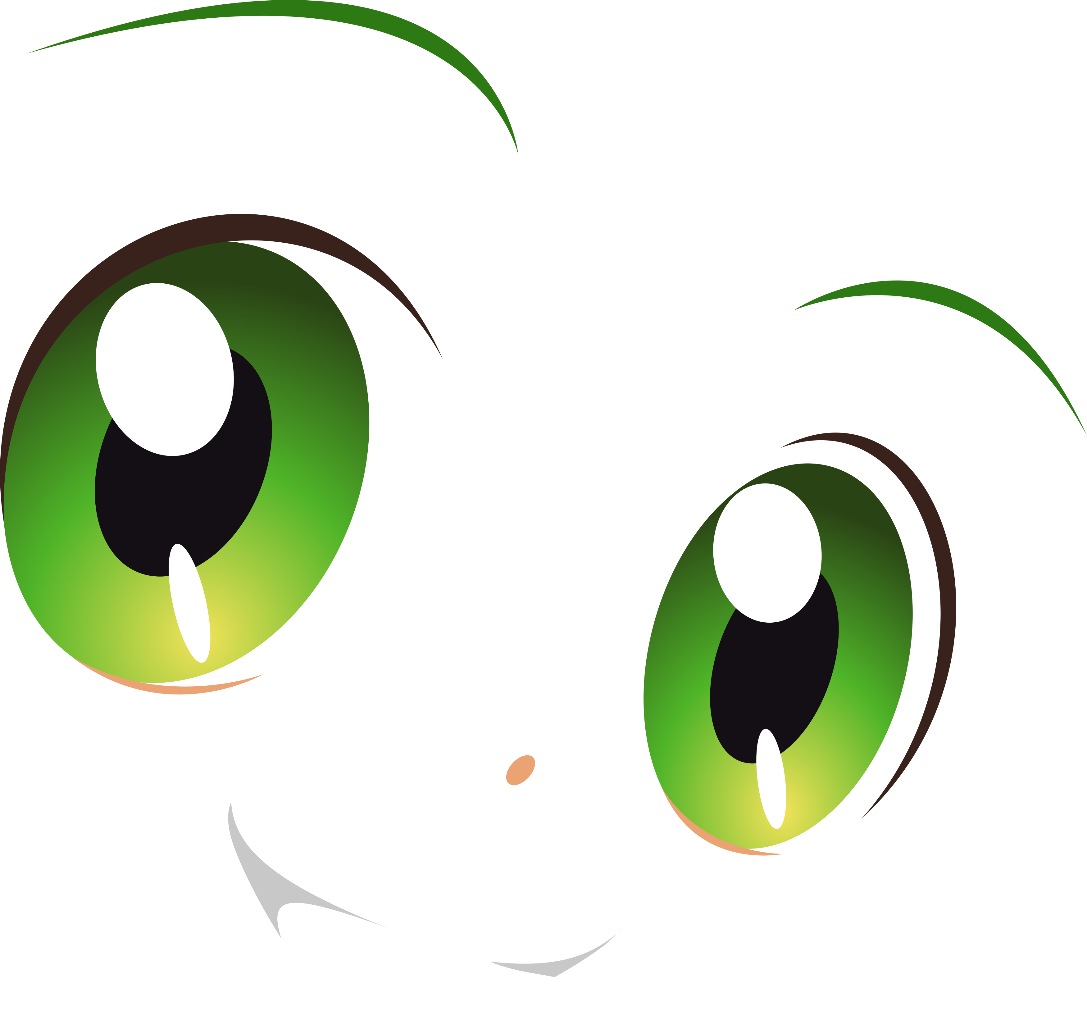 clipart smile green