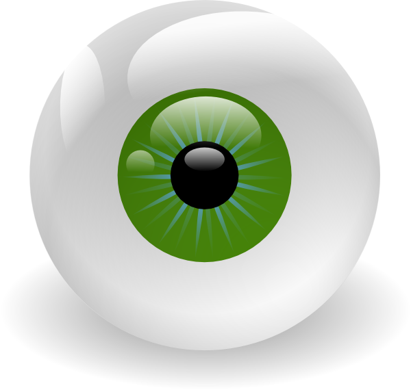 clipart eyes green