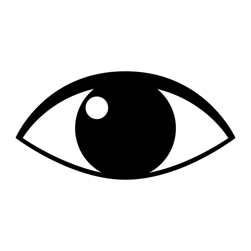  collection of eye. Eyes clipart simple