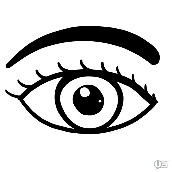 Umairanwar art animation retro. Clipart eyes illustration