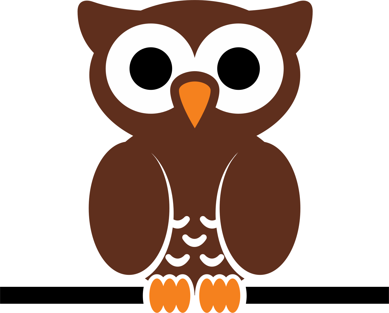 owls clipart simple